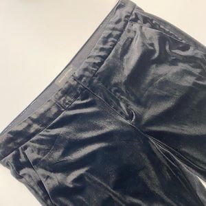 Banana Republic Black Ladies Velvet Trouser Pants